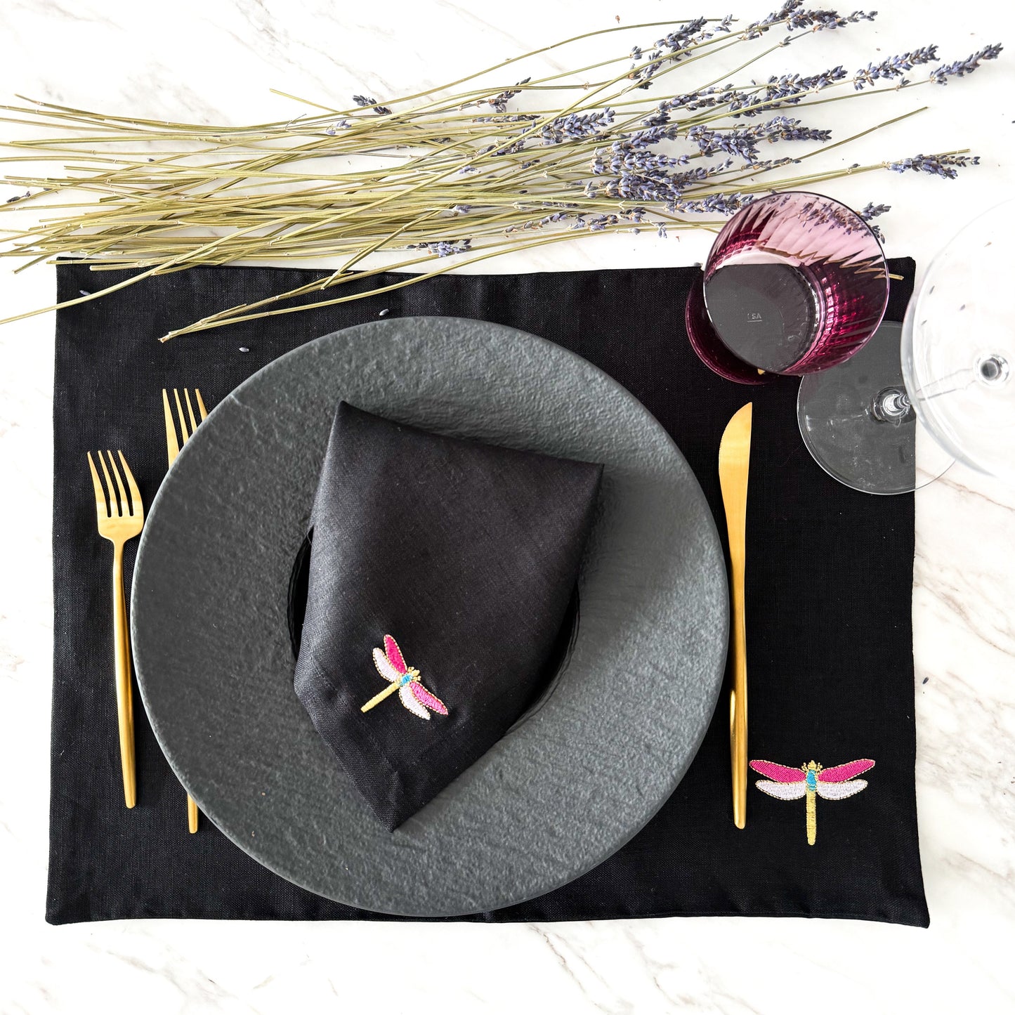 Dragonfly Dinner Napkin Set of 6