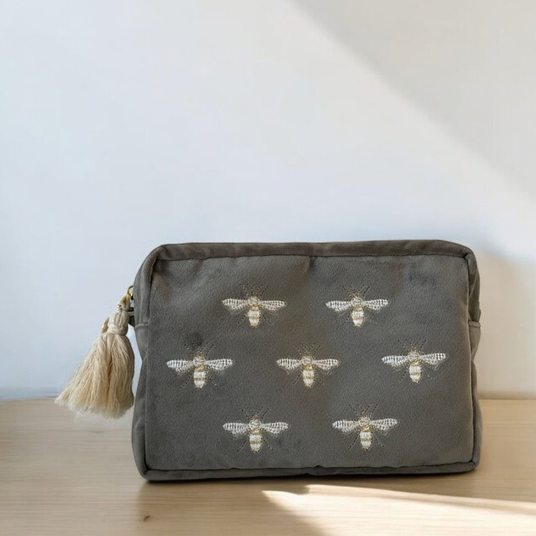 Taupe Bee Pouch
