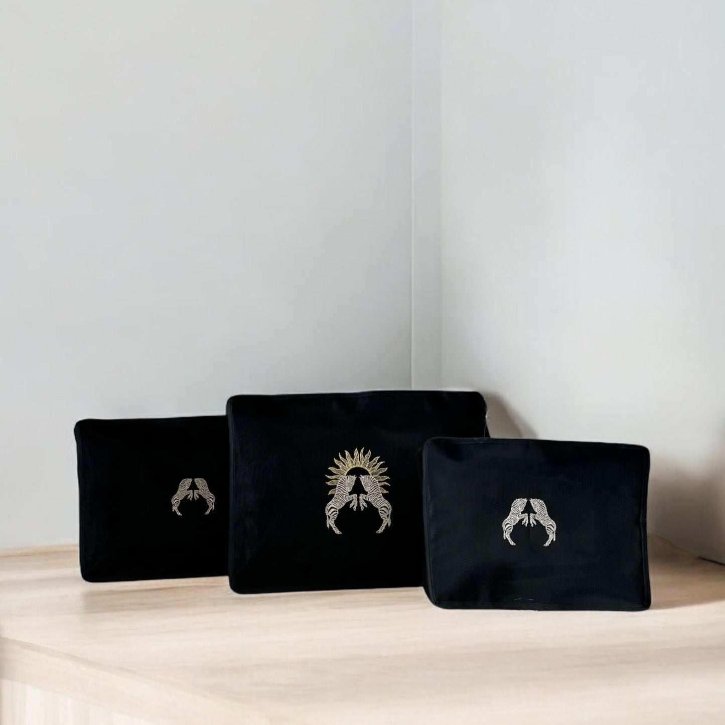 Zebra Travel Organizer Set of 3