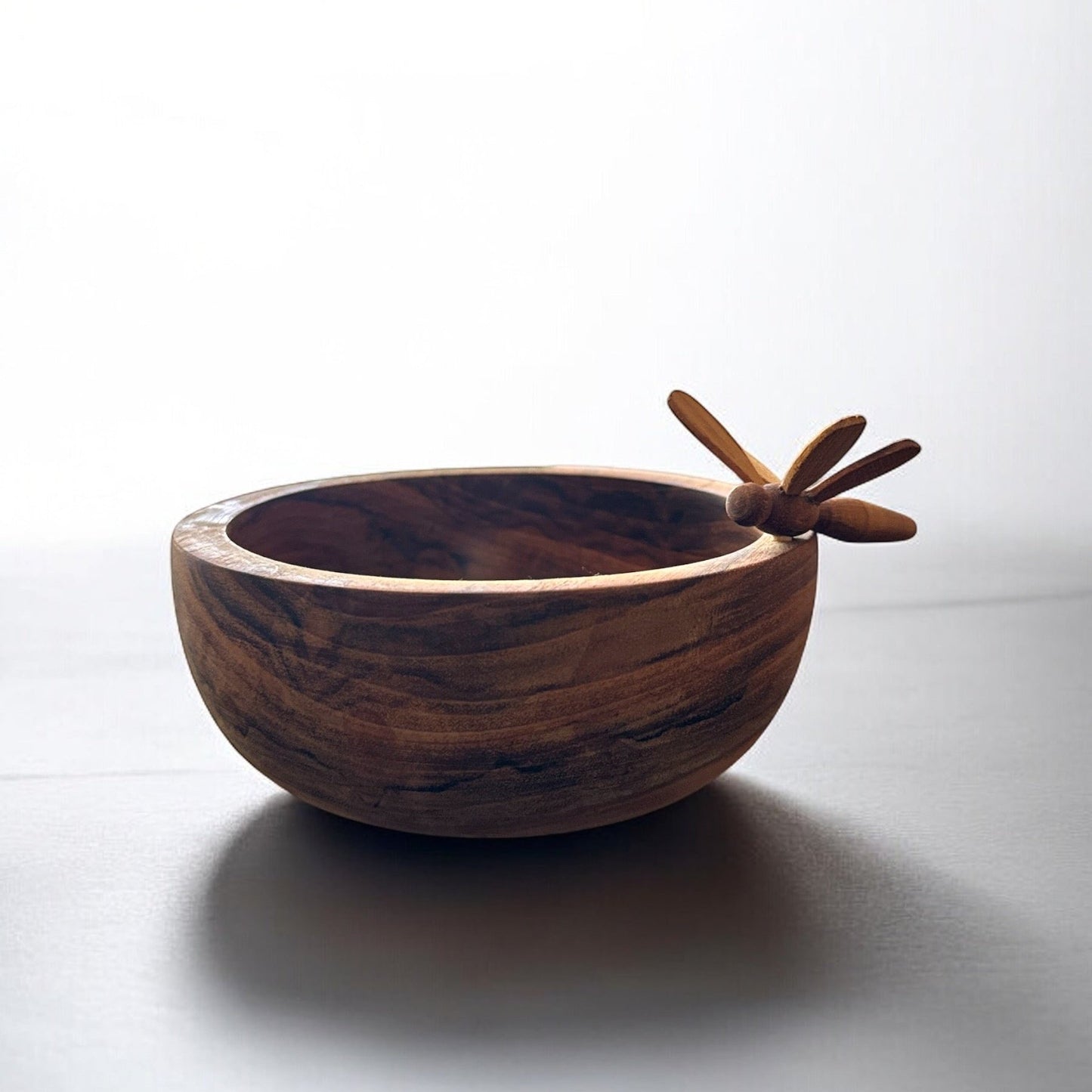 Dragonfly Wood Bowl Medium