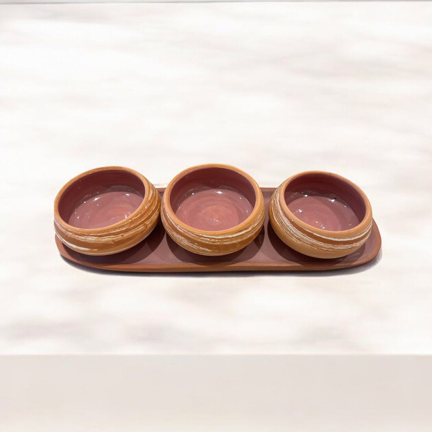 Saucer with Tray Set