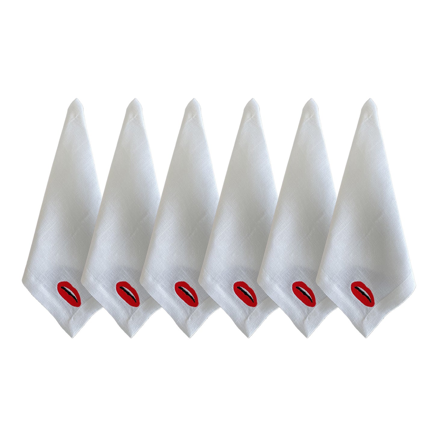 Lip Dinner Napkin Set of 6