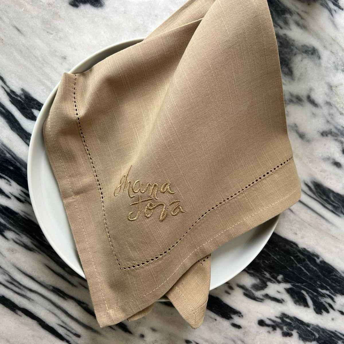 Honey Dipped Dinner Napkin Set of 4