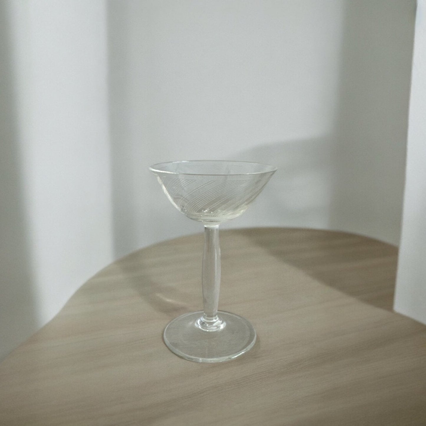 Vintage Champagne Glass Set of 4
