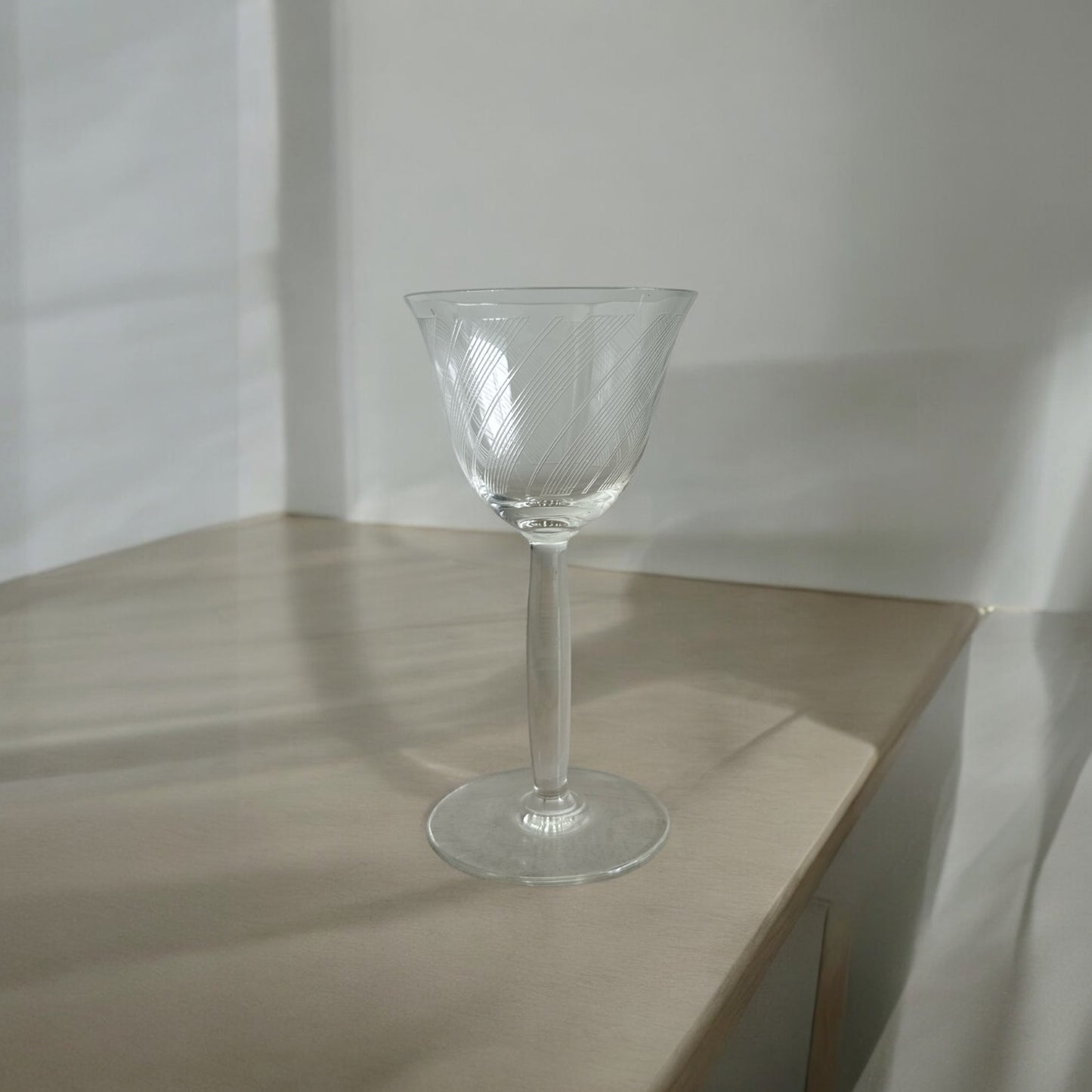 Vintage Red Wine Glass Set of 4