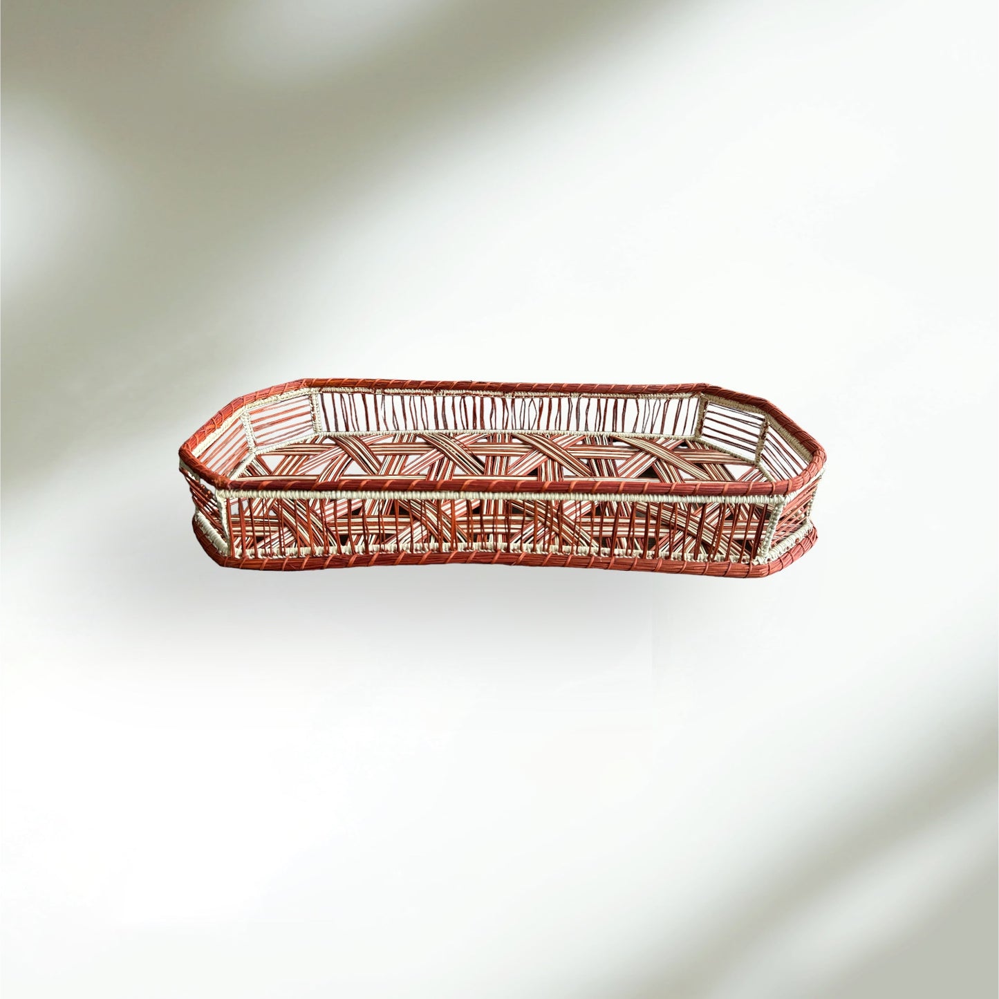 Elongated Raffia Bread Basket