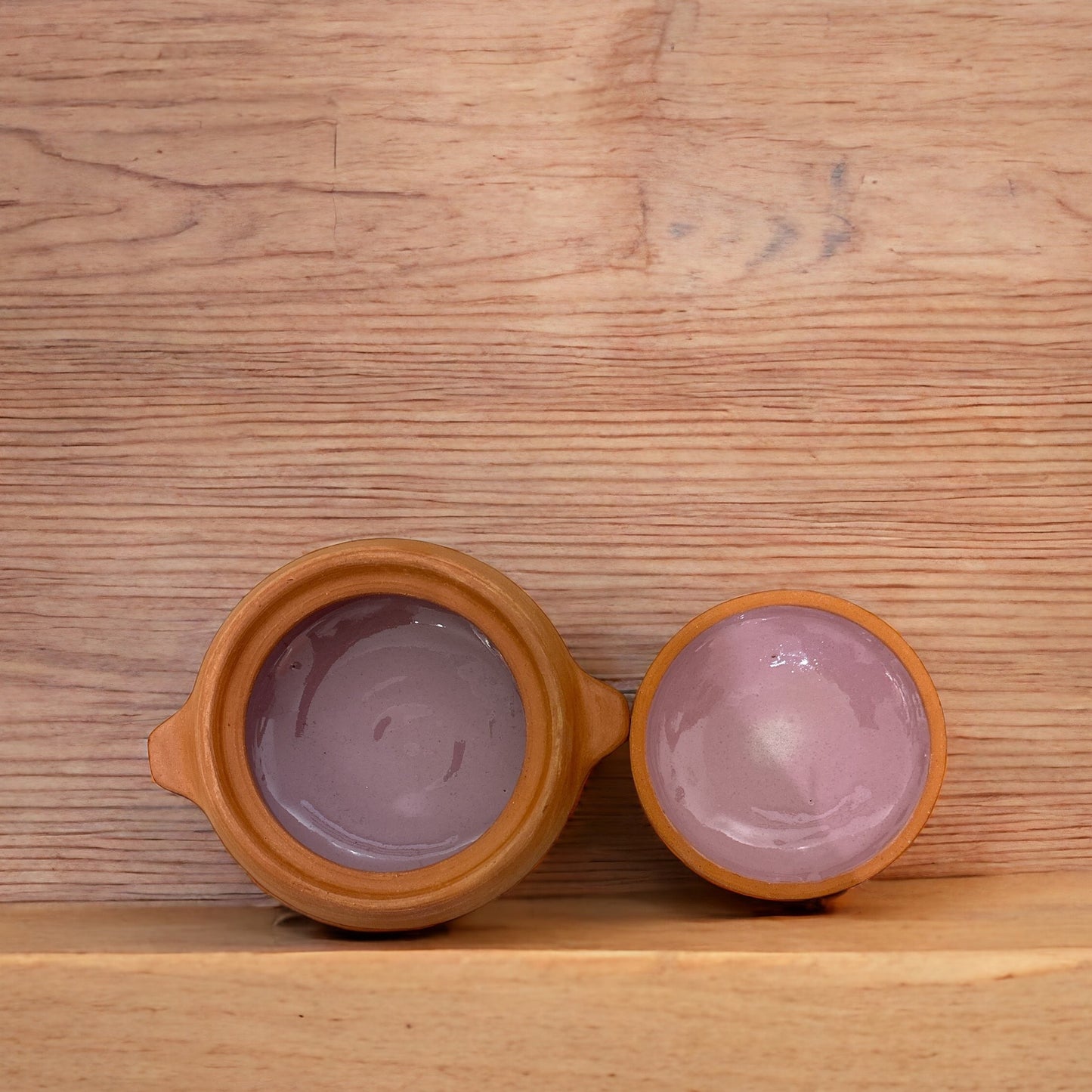Lilac Saucer with Lid