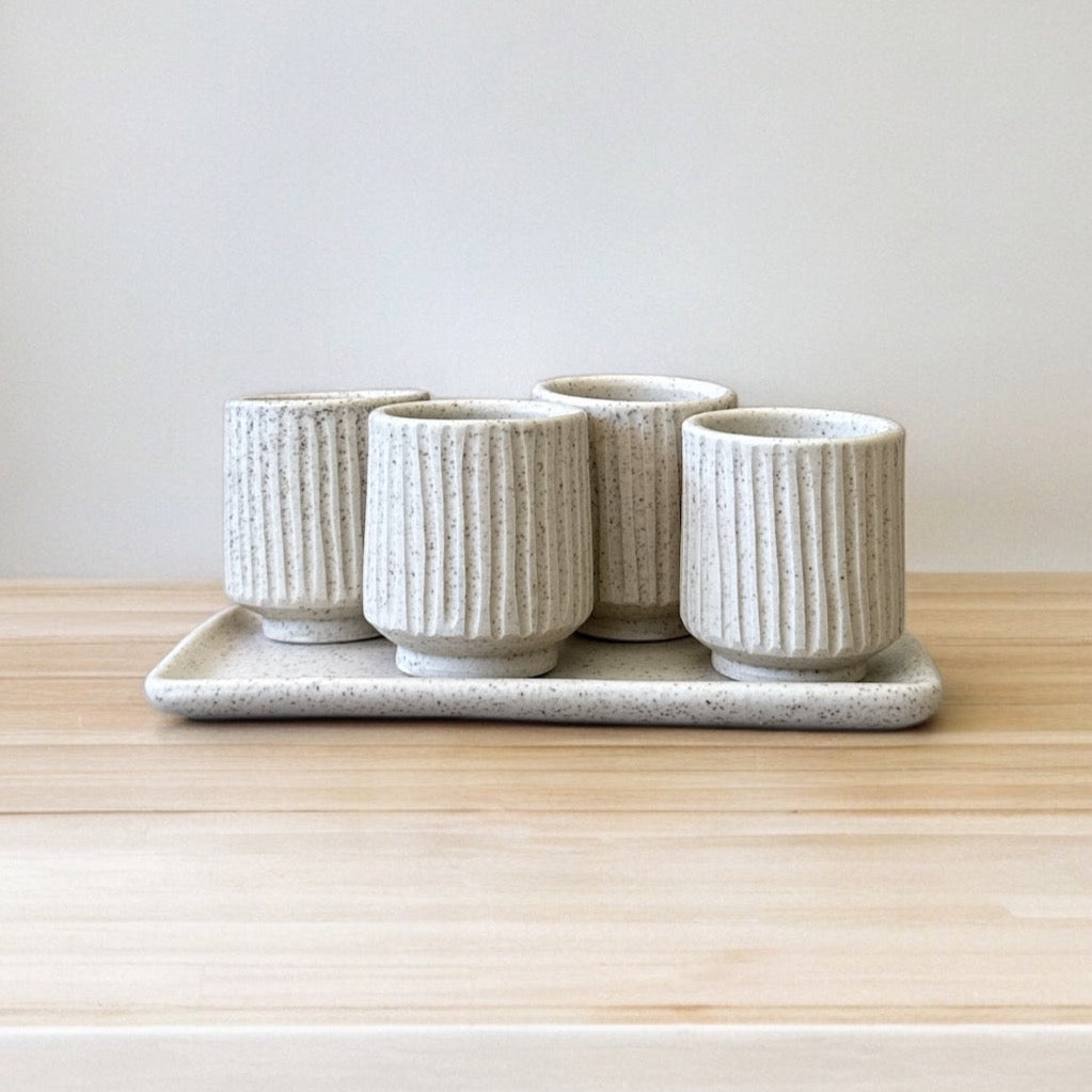 Shot Glass Set with Tray