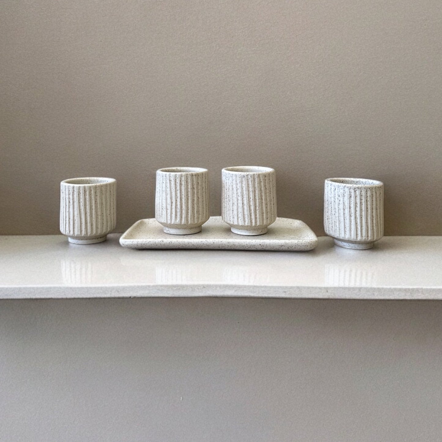 Shot Glass Set with Tray