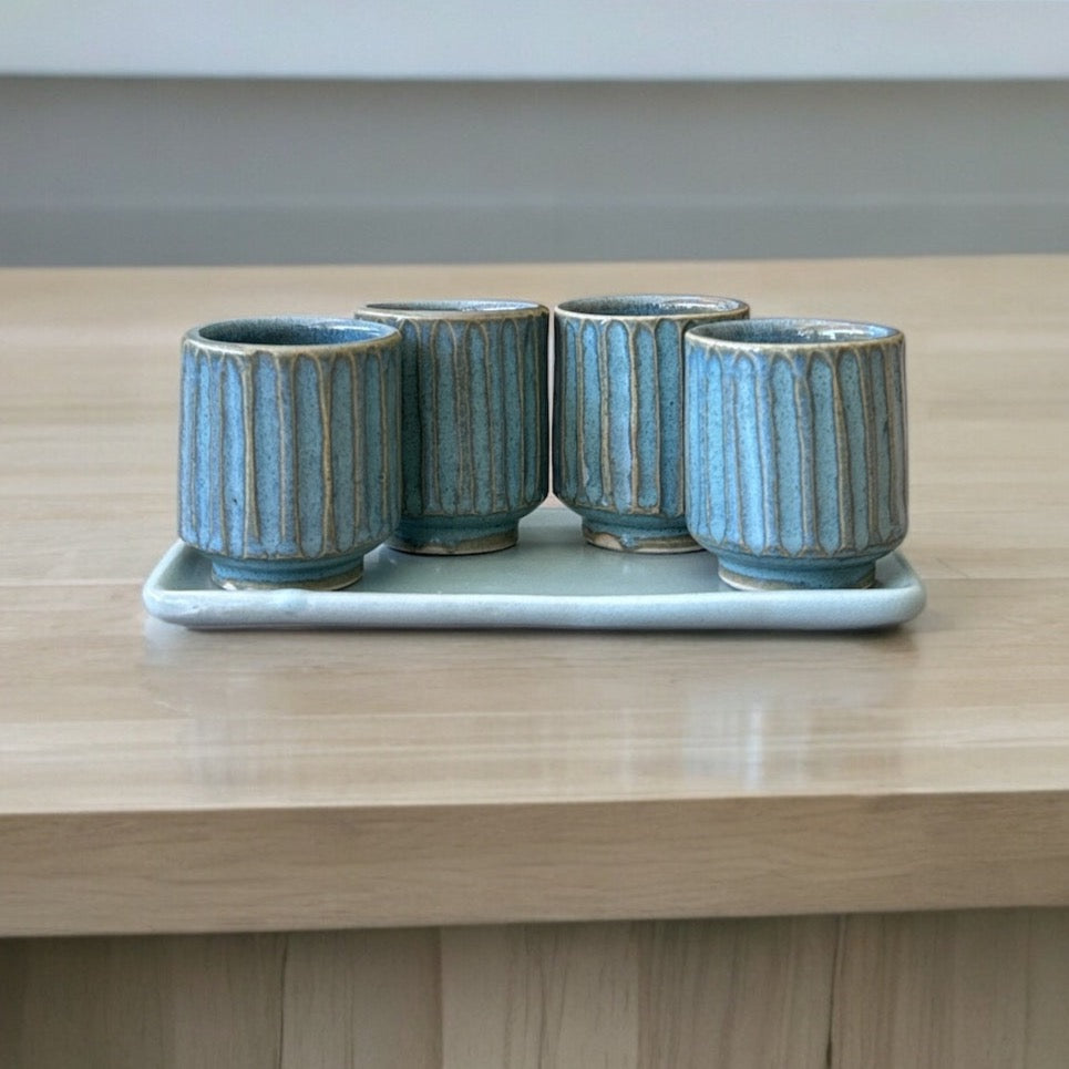 Shot Glass Set with Tray