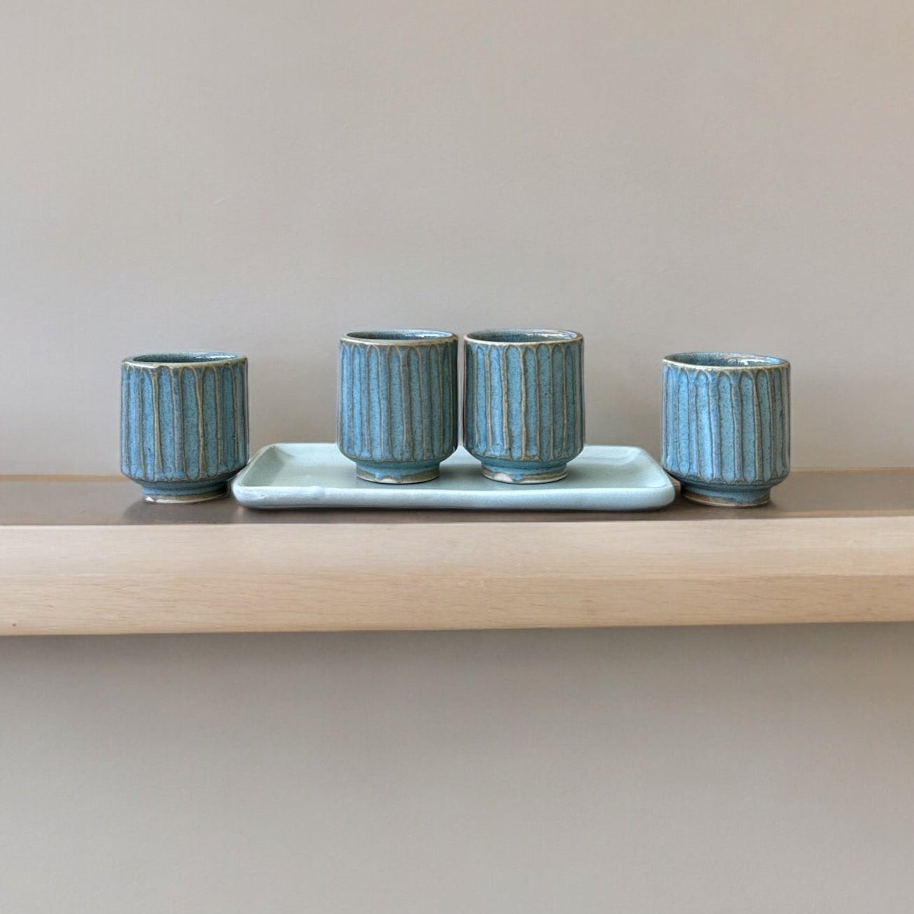 Shot Glass Set with Tray