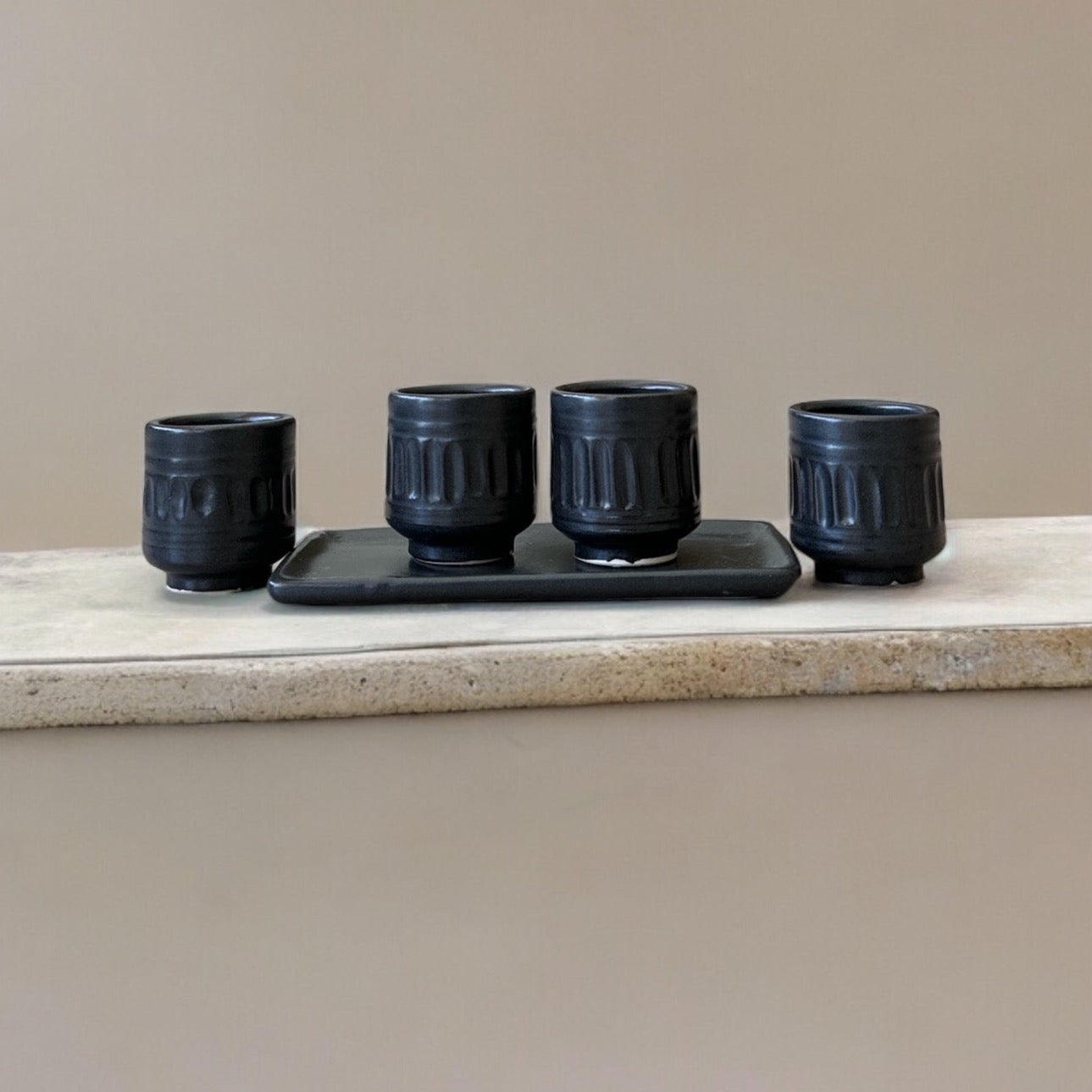 Shot Glass Set with Tray