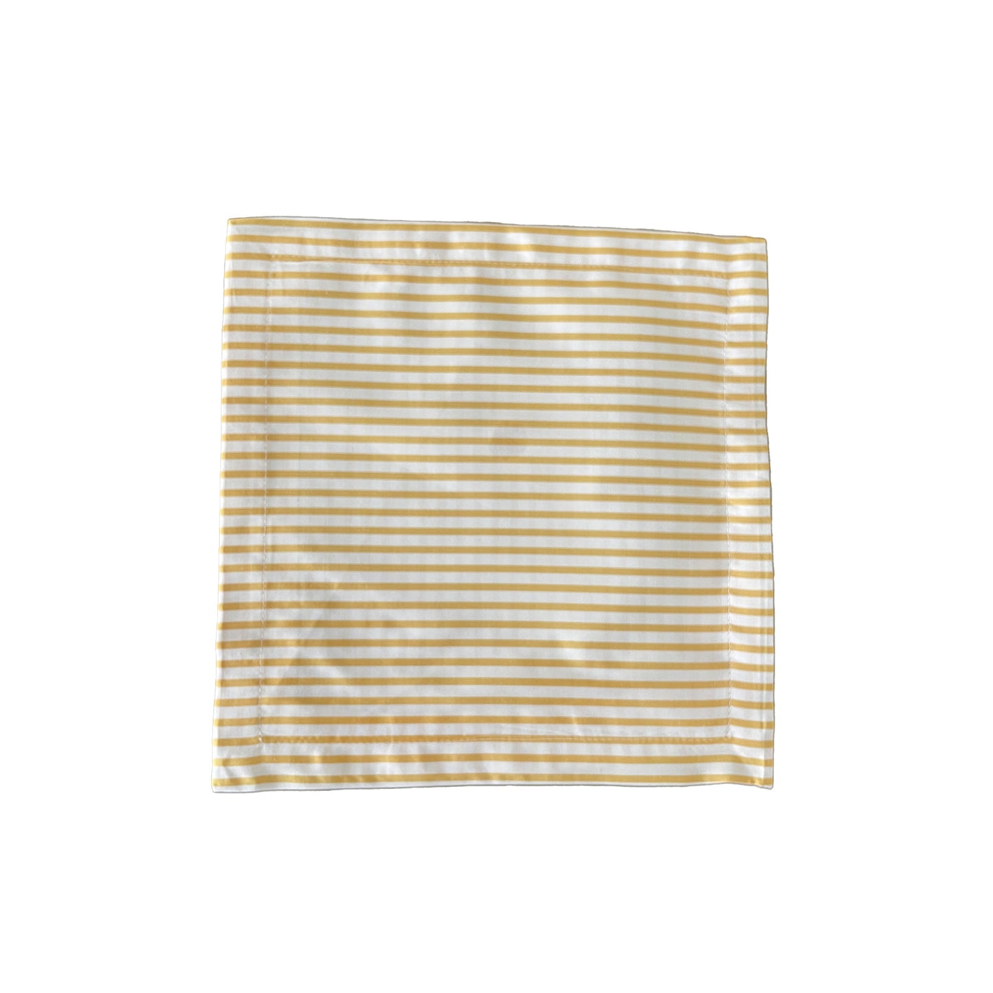 Yellow Striped Dinner Napkin Set of 6