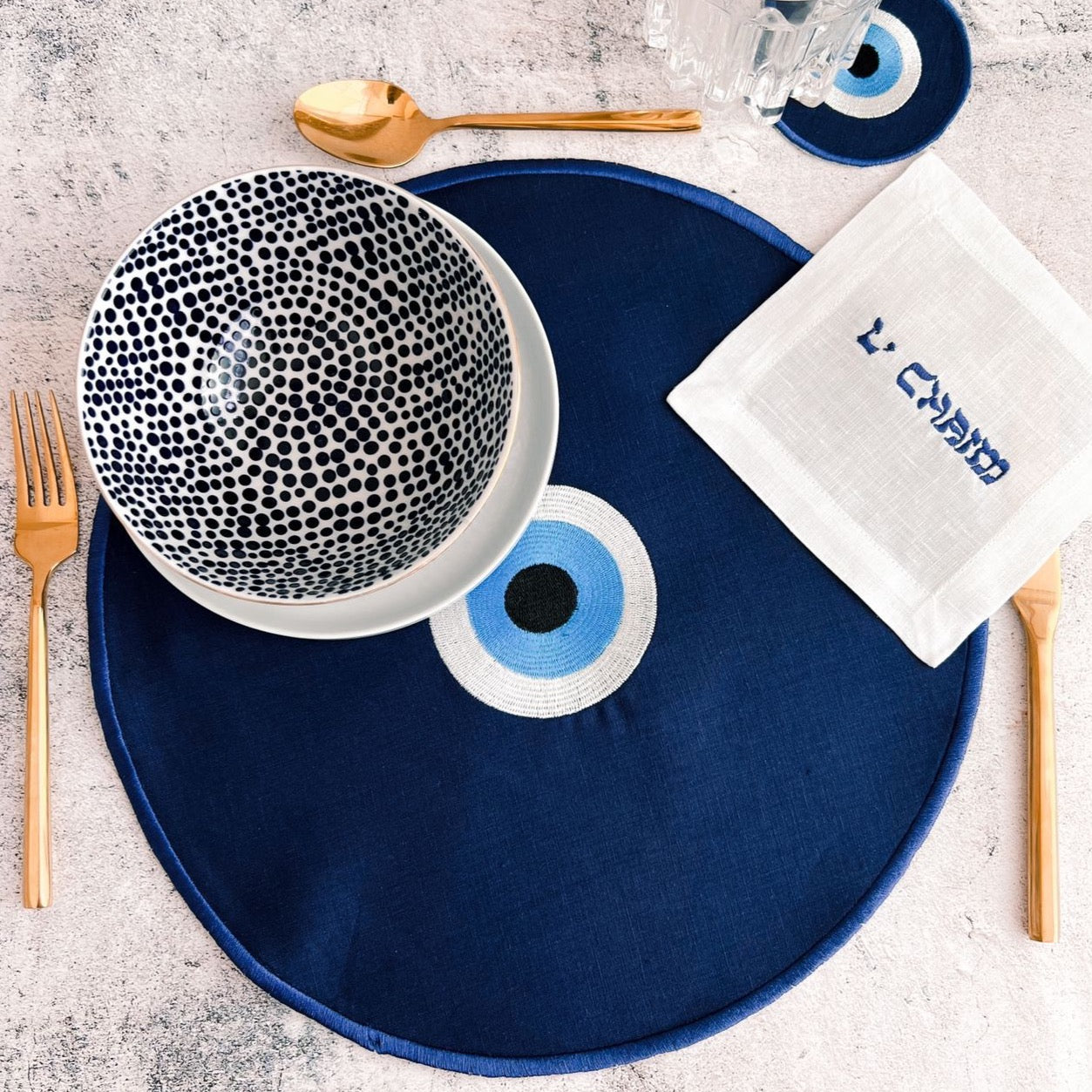 Evil Eye Round Placemat