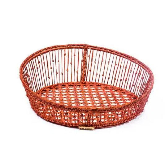 Terracota Raffia Basket