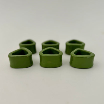 Handmade Terracotta Napkin Rings Set of 6