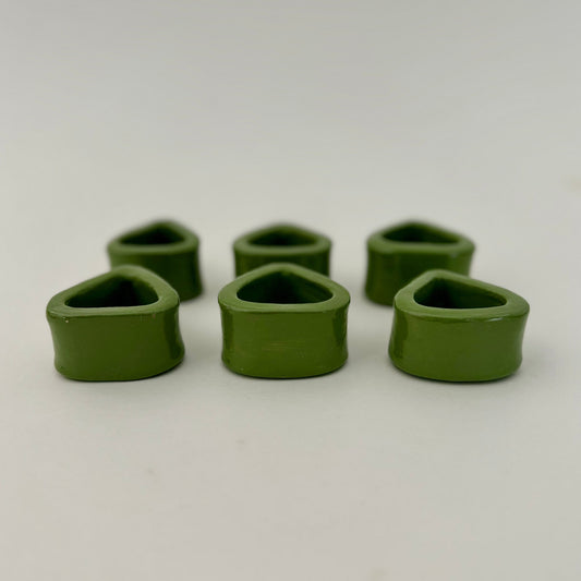 Handmade Terracotta Napkin Rings Set of 6