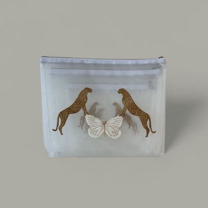Leopard Travel Pouch Set of 3