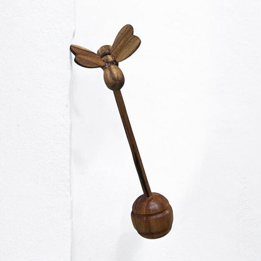 Hand-carved Honey Dipper