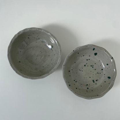 Dotted Ceramic Clay Bowl Set