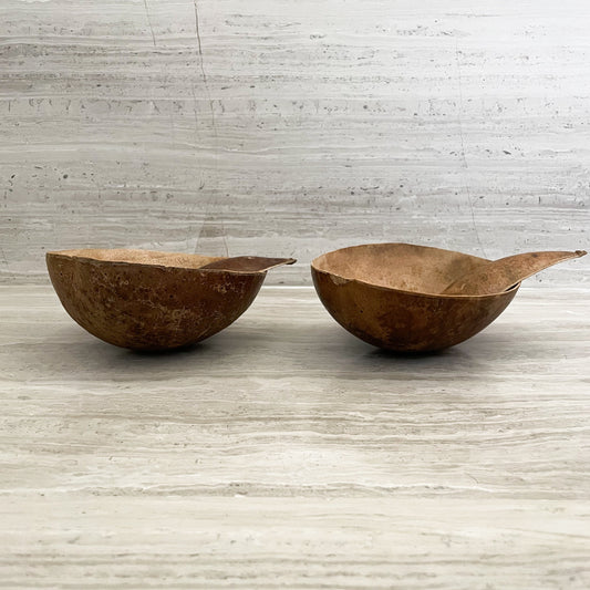 Totuma Bowl with Spoon Set of 2