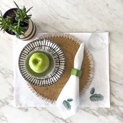 Leaf Dinner Napkin Set of 6