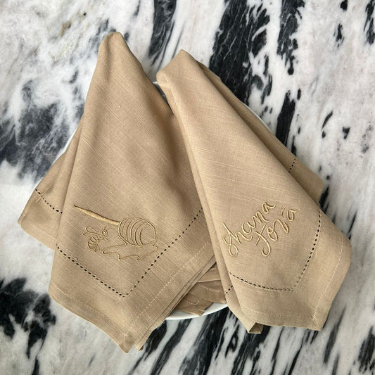 Honey Dipped Dinner Napkin Set of 4