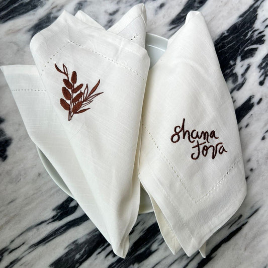 Dates Dinner Napkin Set of 4