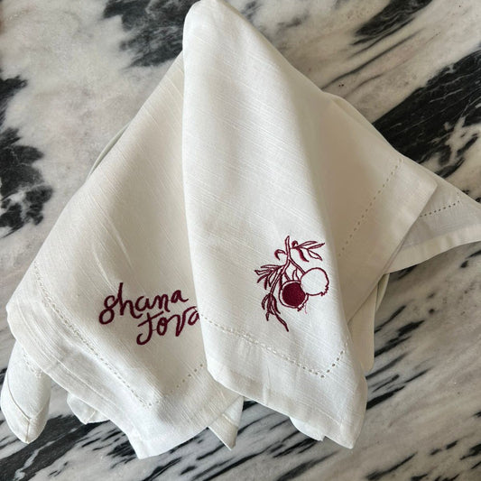 Pomegranate Dinner Napkin Set of 4