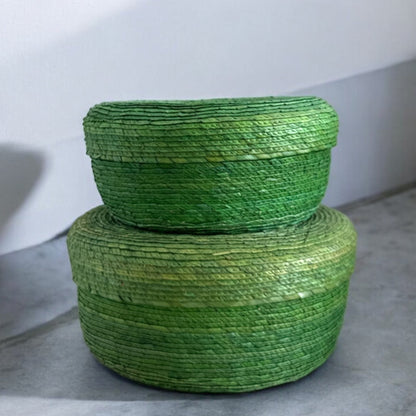 Raffia Basket Set of 2