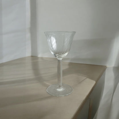 Vintage Red Wine Glass Set of 4