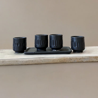 Shot Glass Set with Tray